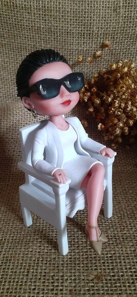Boneca personalizada de biscuit