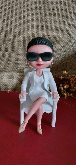 Boneca personalizada de biscuit