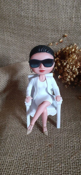 Boneca personalizada de biscuit