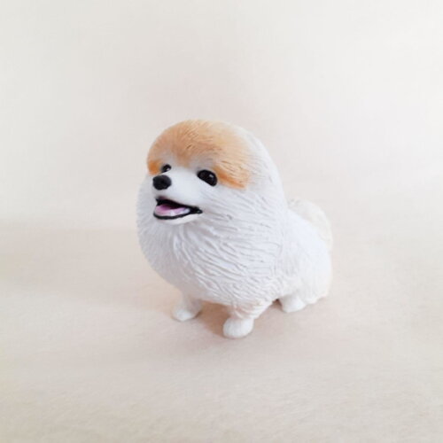 Spitz Alemão Miniatura de Biscuit