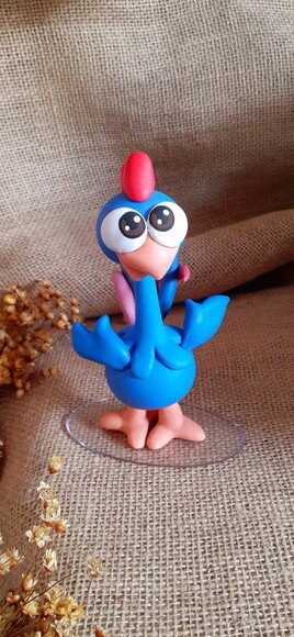Turma galinha pintadinha mini em biscuit