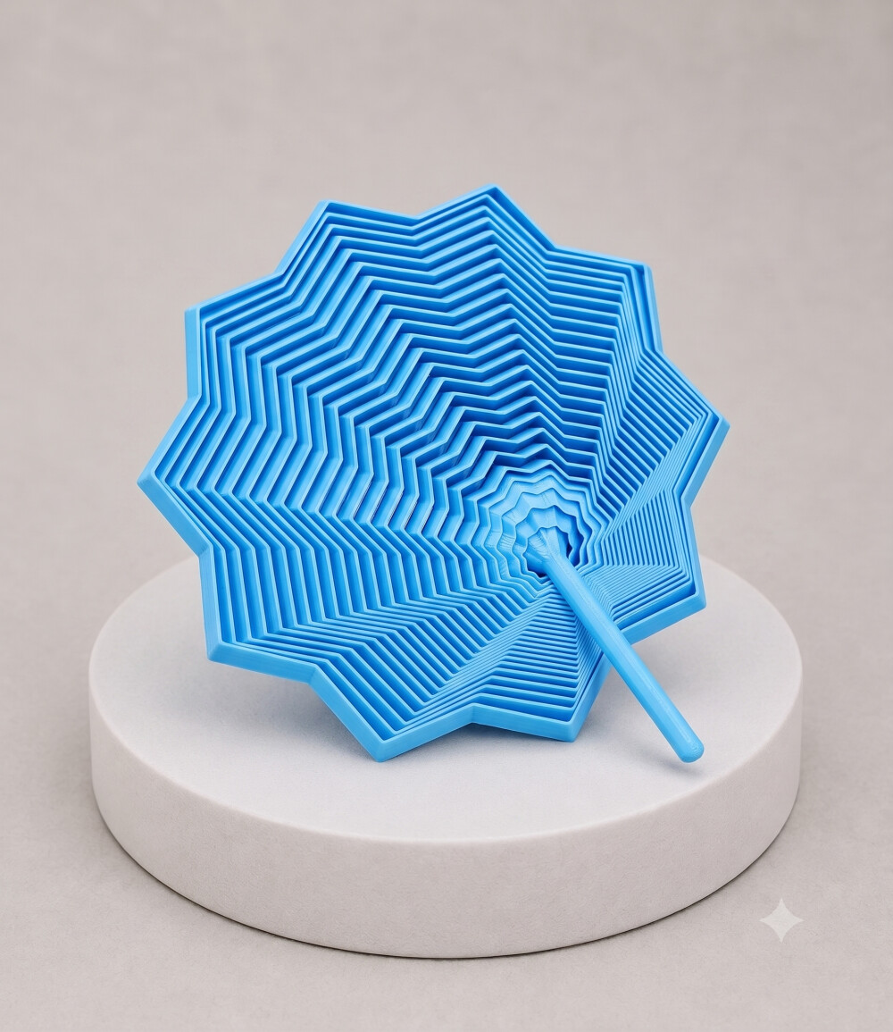 Estrela Sensorial Articulada Antiestresse em 3D