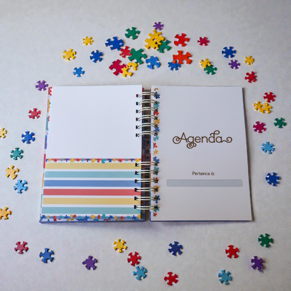 Agenda/Caderno de Comunicação para Autistas Personalizado