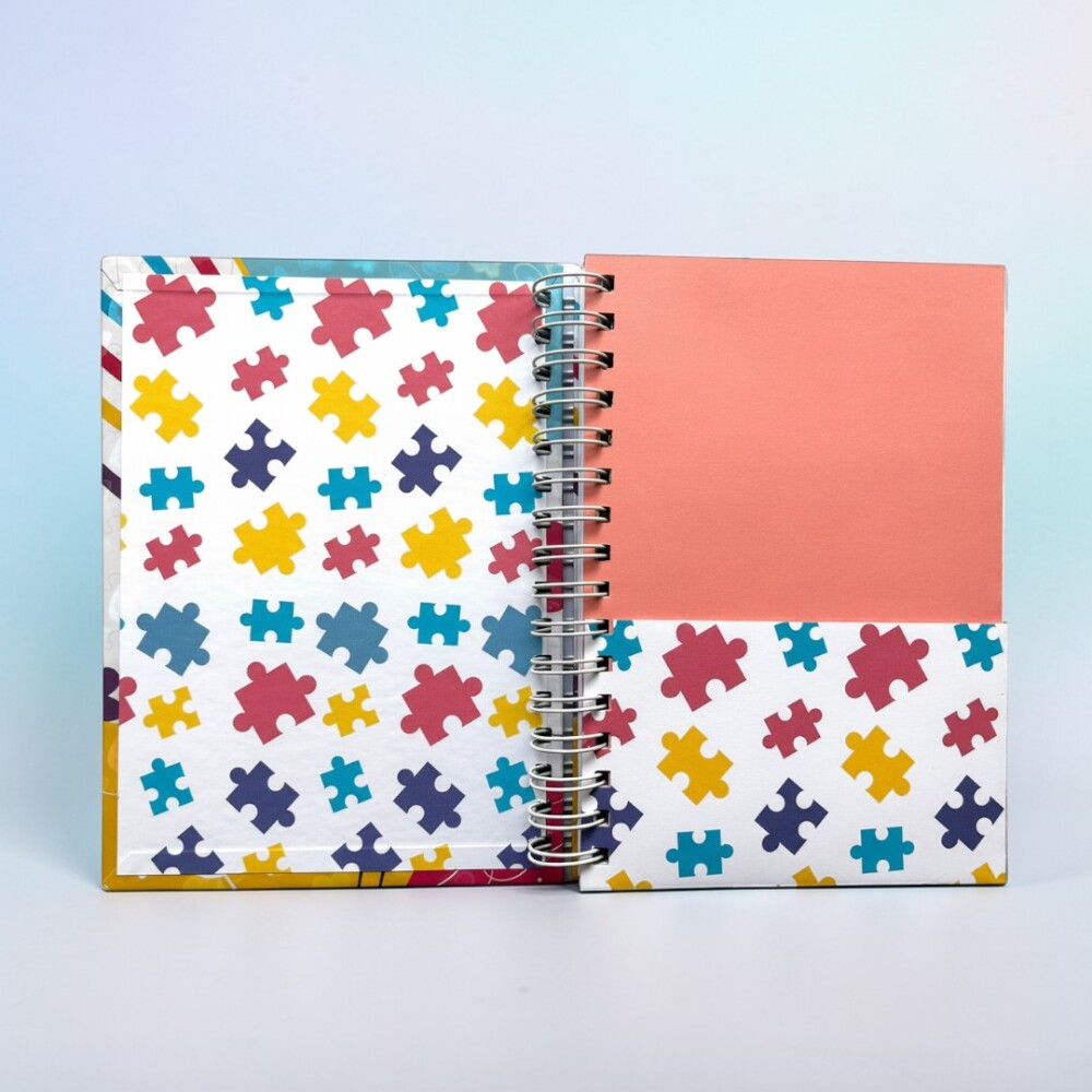 Agenda/Caderno de Comunicação para Autistas Personalizado