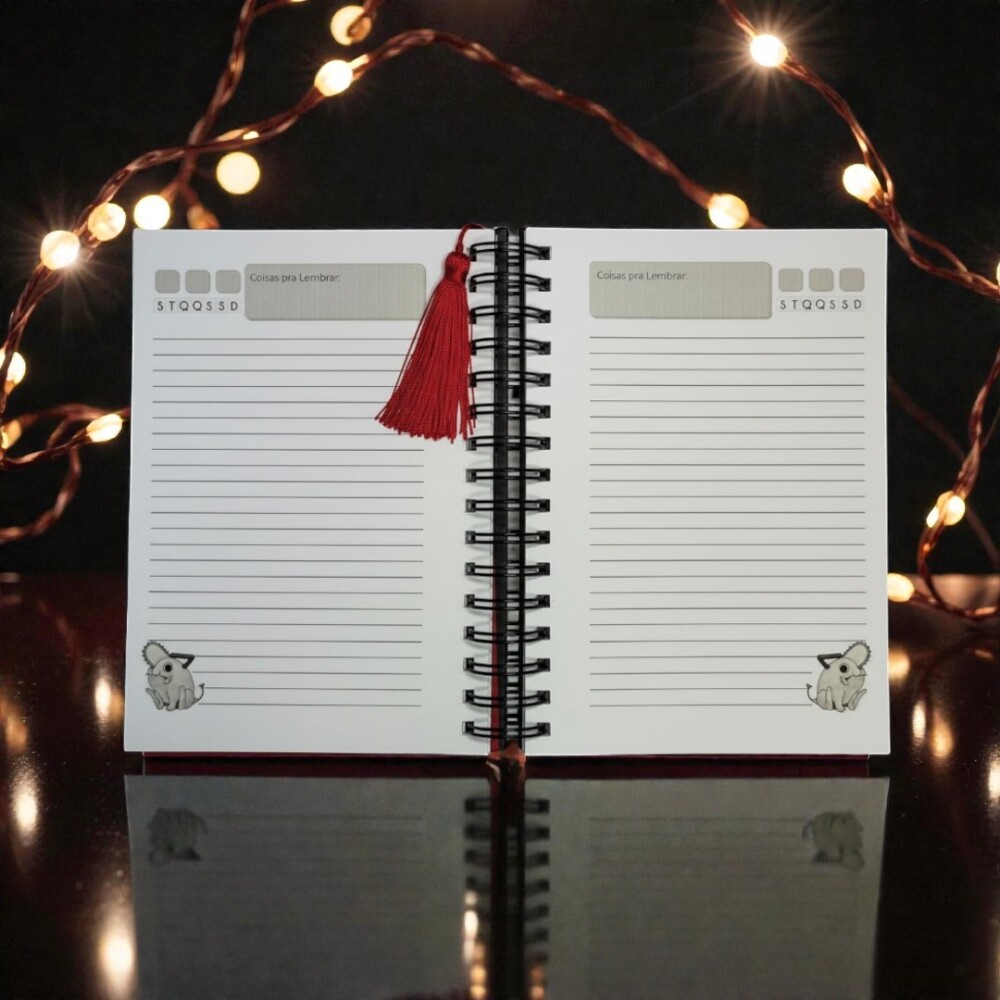 Caderno Chaos Inside Personalizado | Inspirado em Chainsaw Man