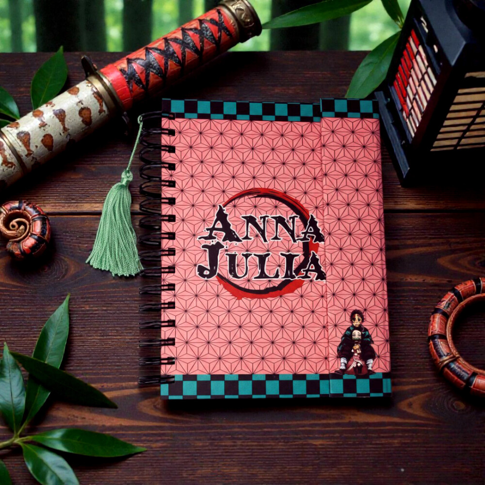 Diário Demon Slayer Personalizado | Anime, Organização e Criat