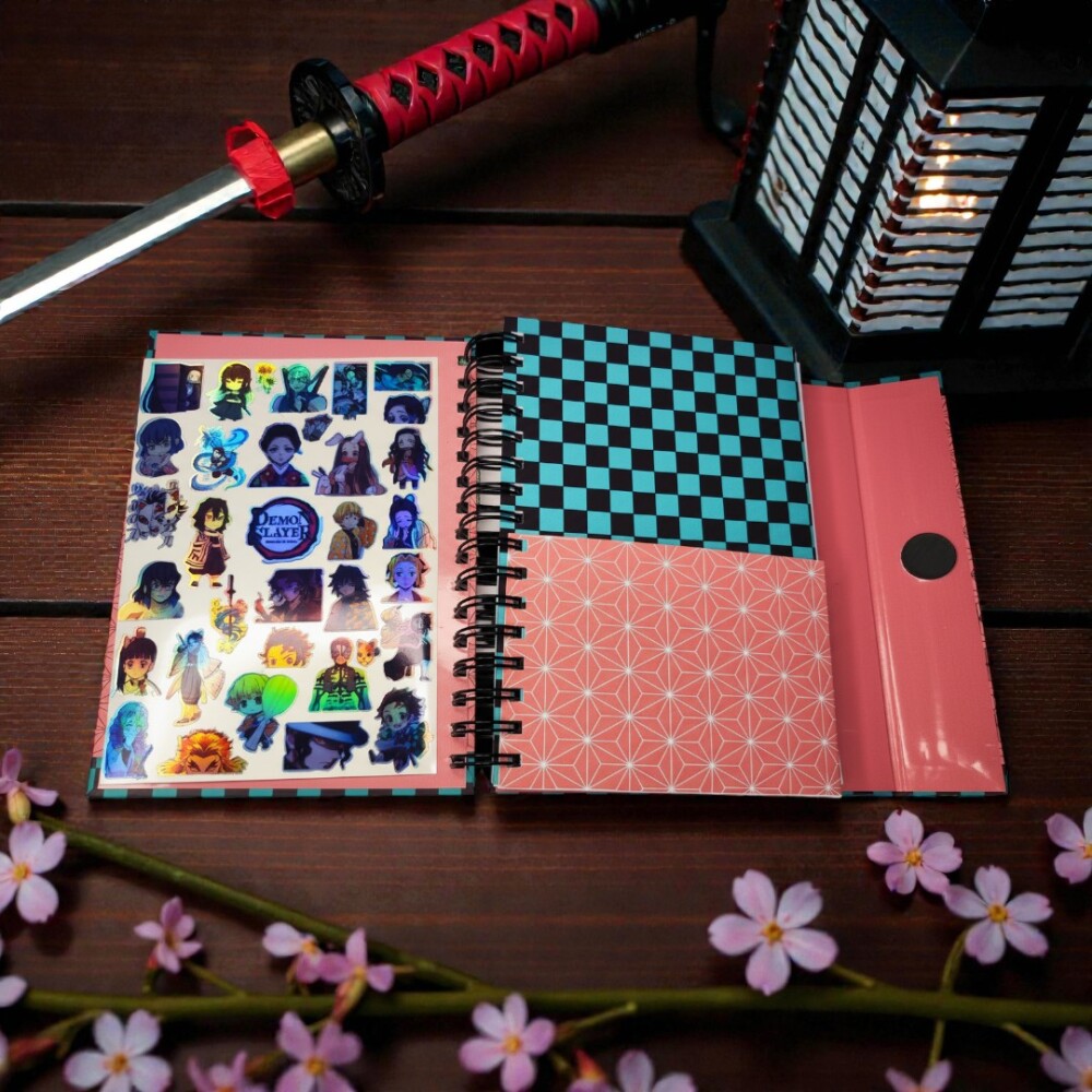 Diário Demon Slayer Personalizado | Anime, Organização e Criat