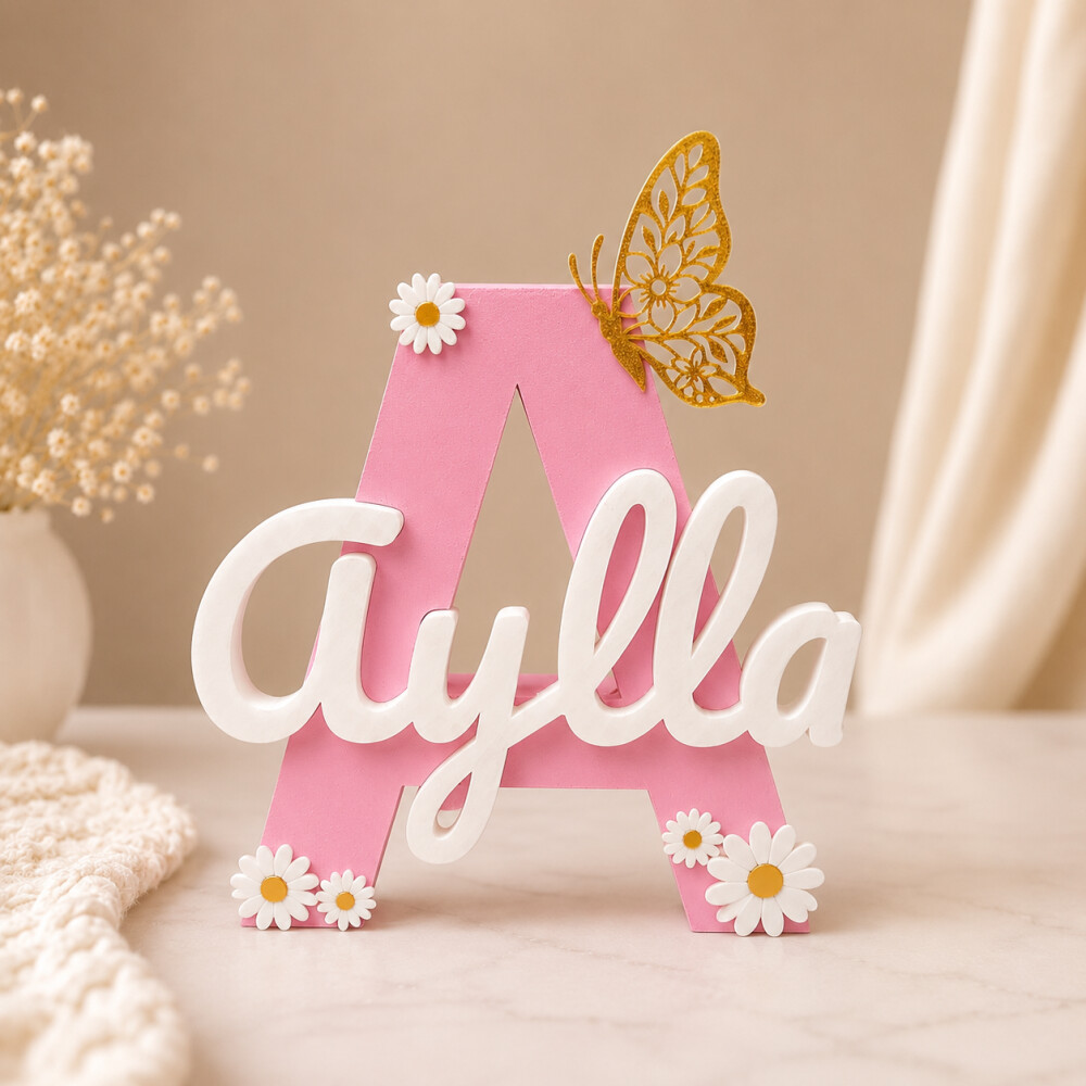 Nome Decorativo Personalizado para Quarto Infantil | Porta Matern
