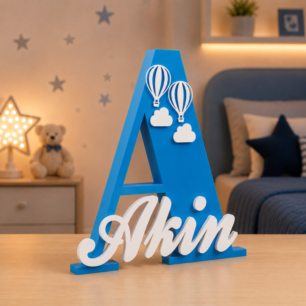 Nome Decorativo Personalizado para Quarto Infantil | Porta Matern