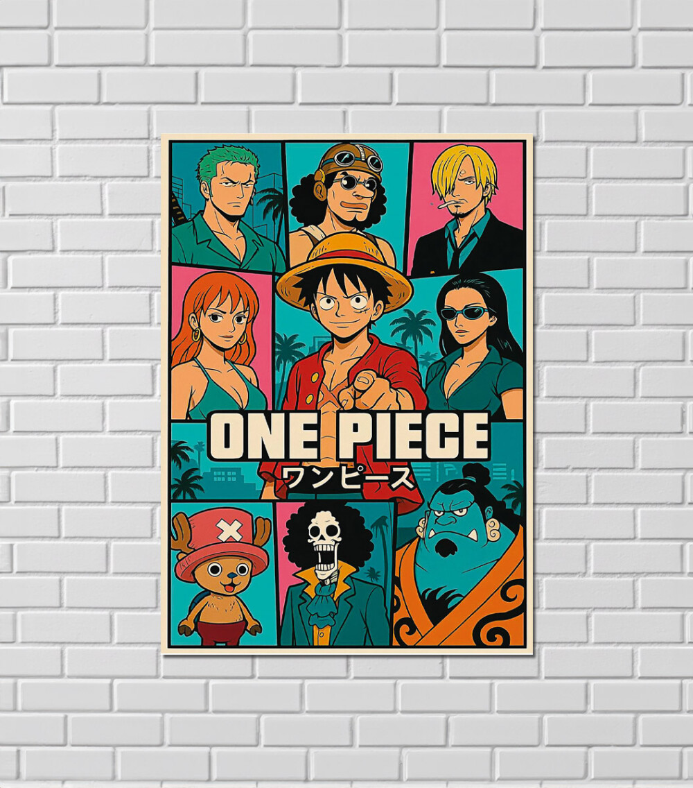 QUADRO MDF 20X28CM | ONE PIECE | ANIME | Arte Moderna para Ambien