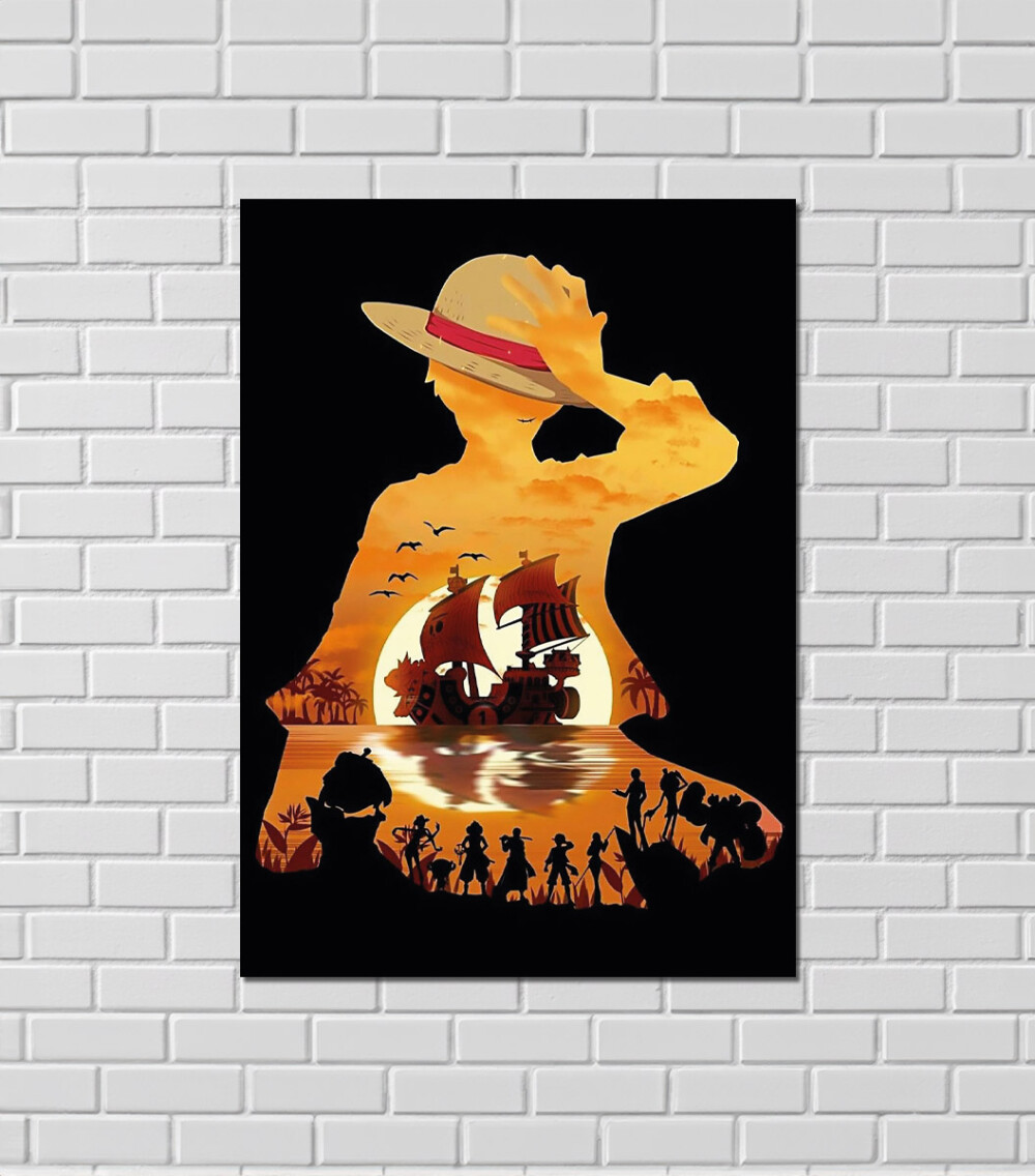 QUADRO MDF 20X28CM | ONE PIECE | ANIME | Arte Moderna para Ambien