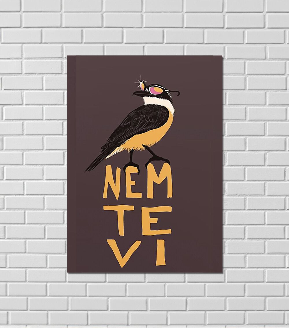 QUADRO MDF 20X28CM | HUMOR | COME ABACATE BEM - ZECA PAGODINHO -
