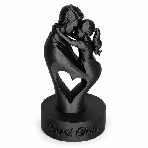Presente Dia dos Pais | Escultura Pai e Filho(a) Impressa em 3D |