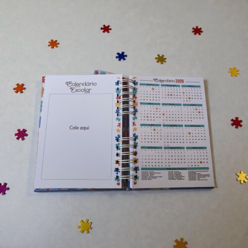 Agenda/Caderno de Comunicação para Autistas Personalizado
