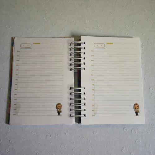 Agenda Permanente Personalizada para Professora | Capa Dura com N