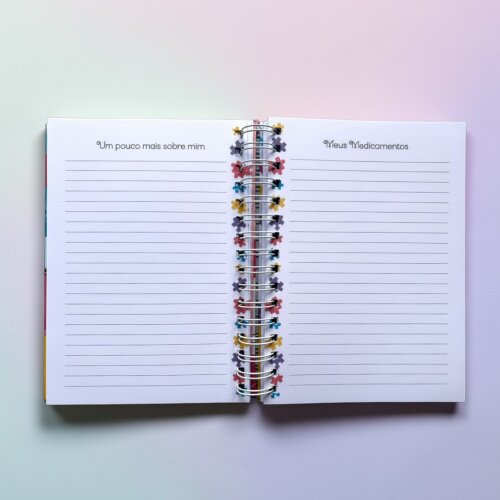 Agenda/Caderno de Comunicação para Autistas Personalizado