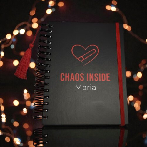 Caderno Chaos Inside Personalizado | Inspirado em Chainsaw Man