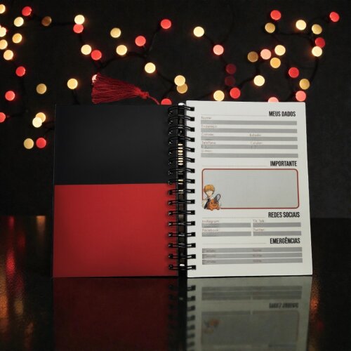 Caderno Chaos Inside Personalizado | Inspirado em Chainsaw Man