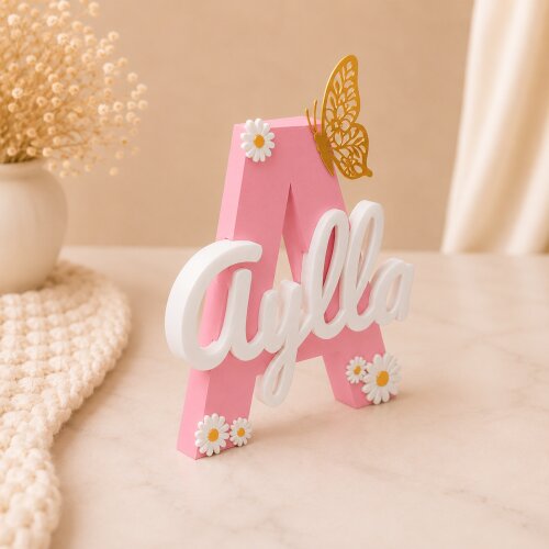 Nome Decorativo Personalizado para Quarto Infantil | Porta Matern