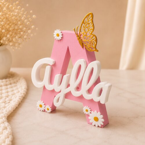 Nome Decorativo Personalizado para Quarto Infantil | Porta Matern