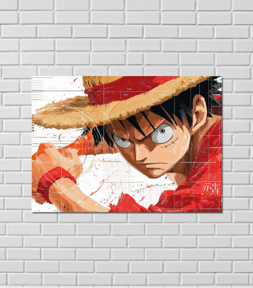 QUADRO MDF 20X28CM | ONE PIECE | ANIME | Arte Moderna para Ambien