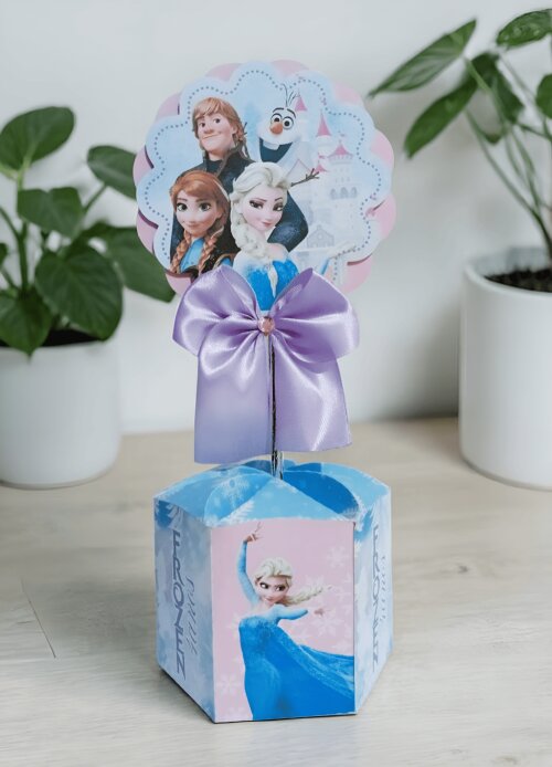 Centro De Mesa Frozen - 30 Peças - Decoração De Mesa Frozen