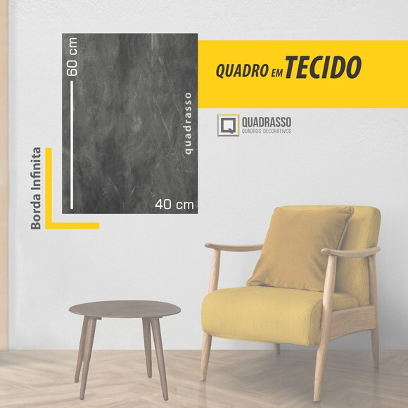 Quadro 60x40cm Sua Foto em Tecido - Quadro Personalizado