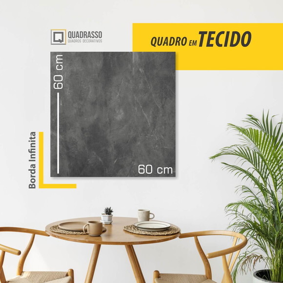 Quadro 60x60 cm Sua Foto em Tecido - Quadro Personalizado