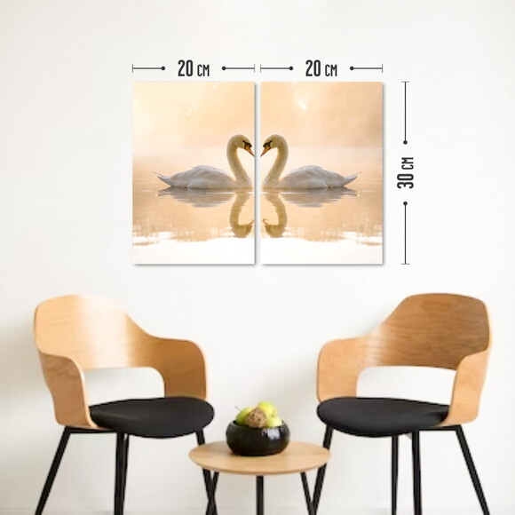 Quadro Decorativo 2 Telas 30x20cm Personalizado