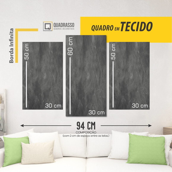 Quadro Mosaico 94x60cm Foto em Tecido Quadro Personalizado
