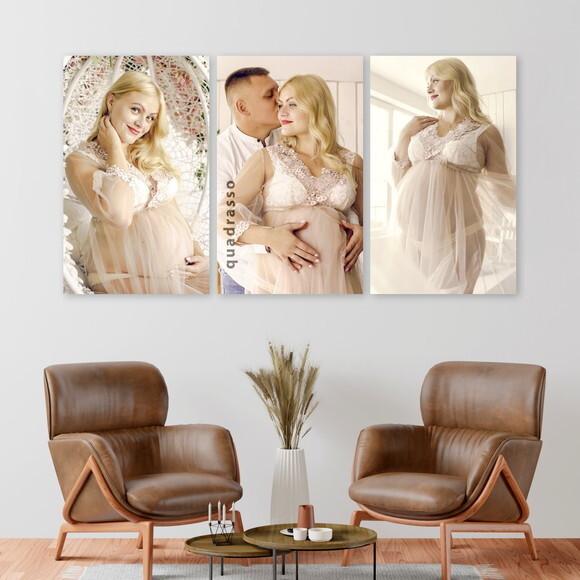 Quadros Decorativos 50x35cm Kit 3 Telas Quadro Personalizado