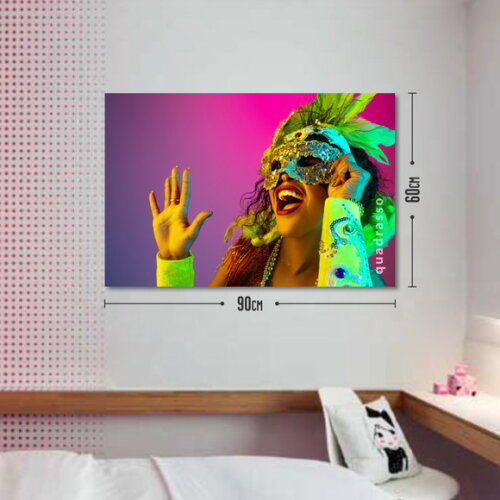 Quadro Decorativo 90x60cm em Tecido Personalizado com Foto