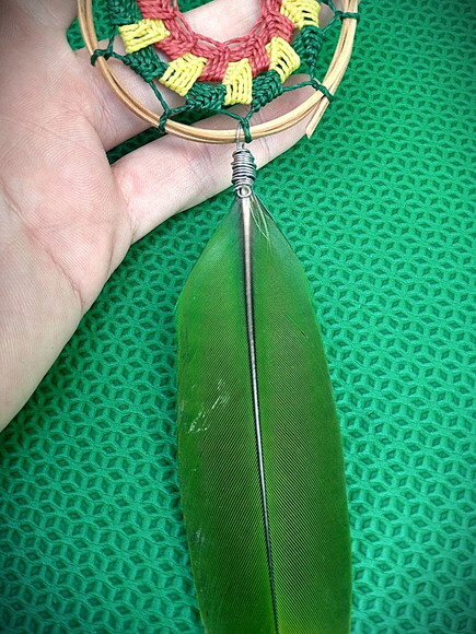 Brinco Filtro dos Sonhos Mandala, Penas Naturais ,artesanal