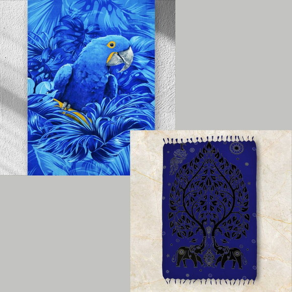 Cangas com Estampas Variadas, Praia, Parque