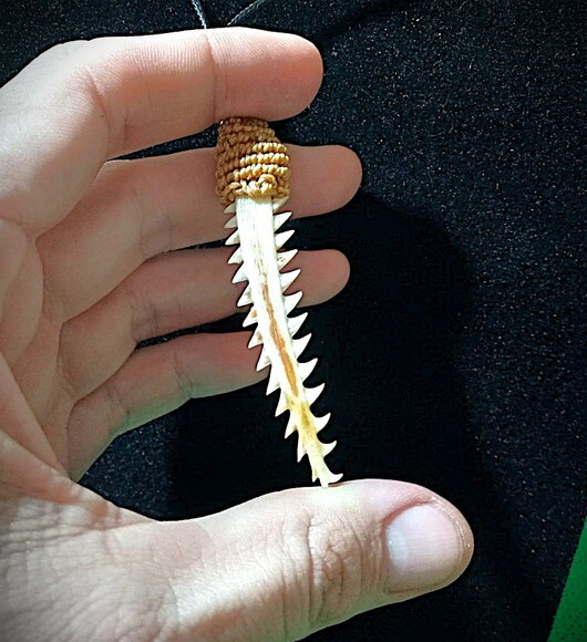 Colar Esporão de Arraia, Artesanal, Variedades