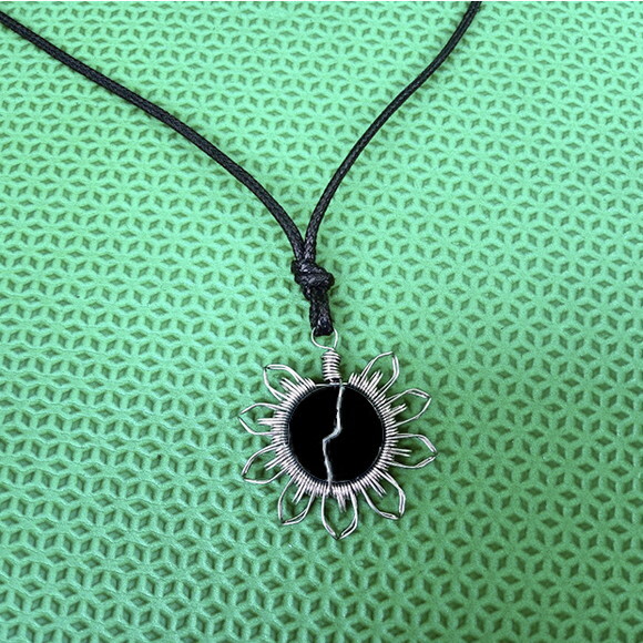 Colar Mandala Aço Inox Flor Artesanal, Variedades.