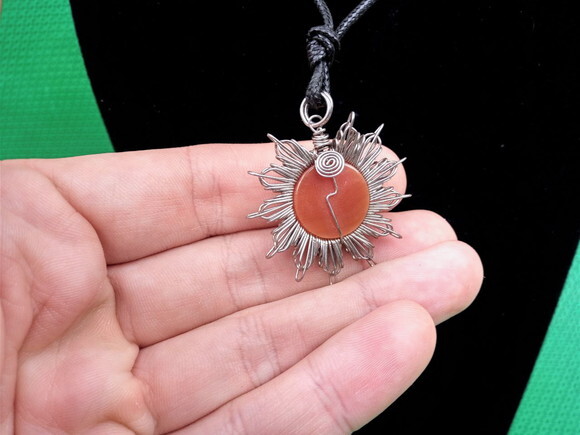 Colar Mandala Agatha de Fogo