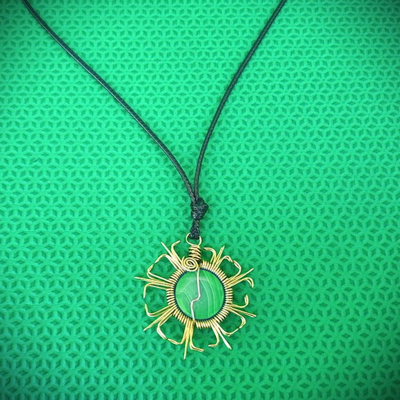 Colar Mandala em Latão, Variedades, Artesanal