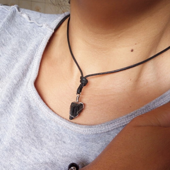 Conjunto de Ônix, Acessórios com Pedra Ônix e Turmalina