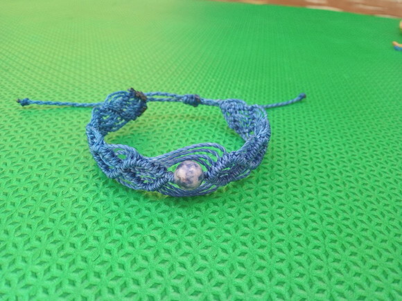 Kit de Pulseiras de Macramê Colorida, Artesanal