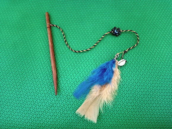 Palito de Cabelo com Tererê, Artesanal