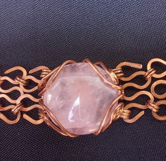 Pulseira Caminho da Lua com Pedra Quartzo