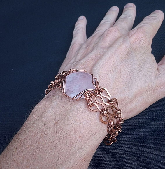 Pulseira Caminho da Lua com Pedra Quartzo