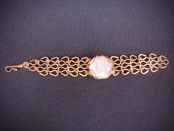 Pulseira Caminho da Lua com Pedra Quartzo
