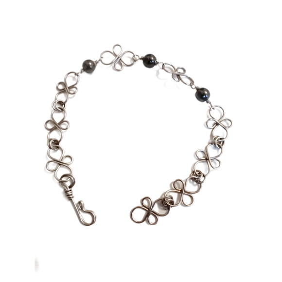 Pulseiras de Aço com Pedras Esféricas, Variedades.