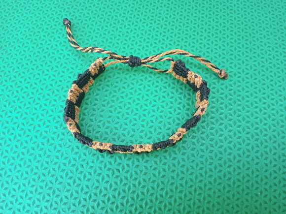 Pulseiras de Macramê, Larga, Xadrez, Artesanal