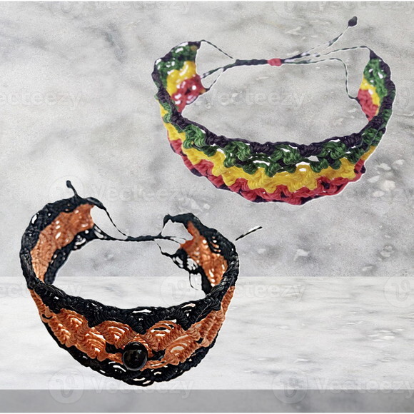 Pulseiras de Macramê, Larga, Artesanal (variedades)