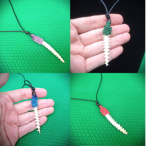 Colar Esporão de Arraia, Artesanal, Variedades