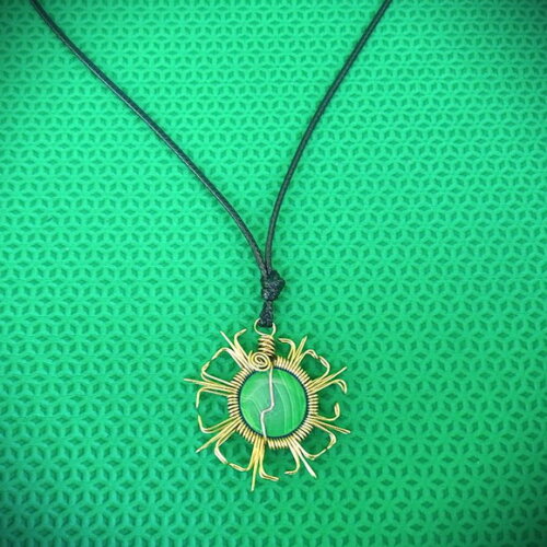 Colar Mandala em Latão, Variedades, Artesanal