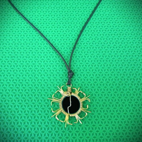 Colar Mandala em Latão, Variedades, Artesanal